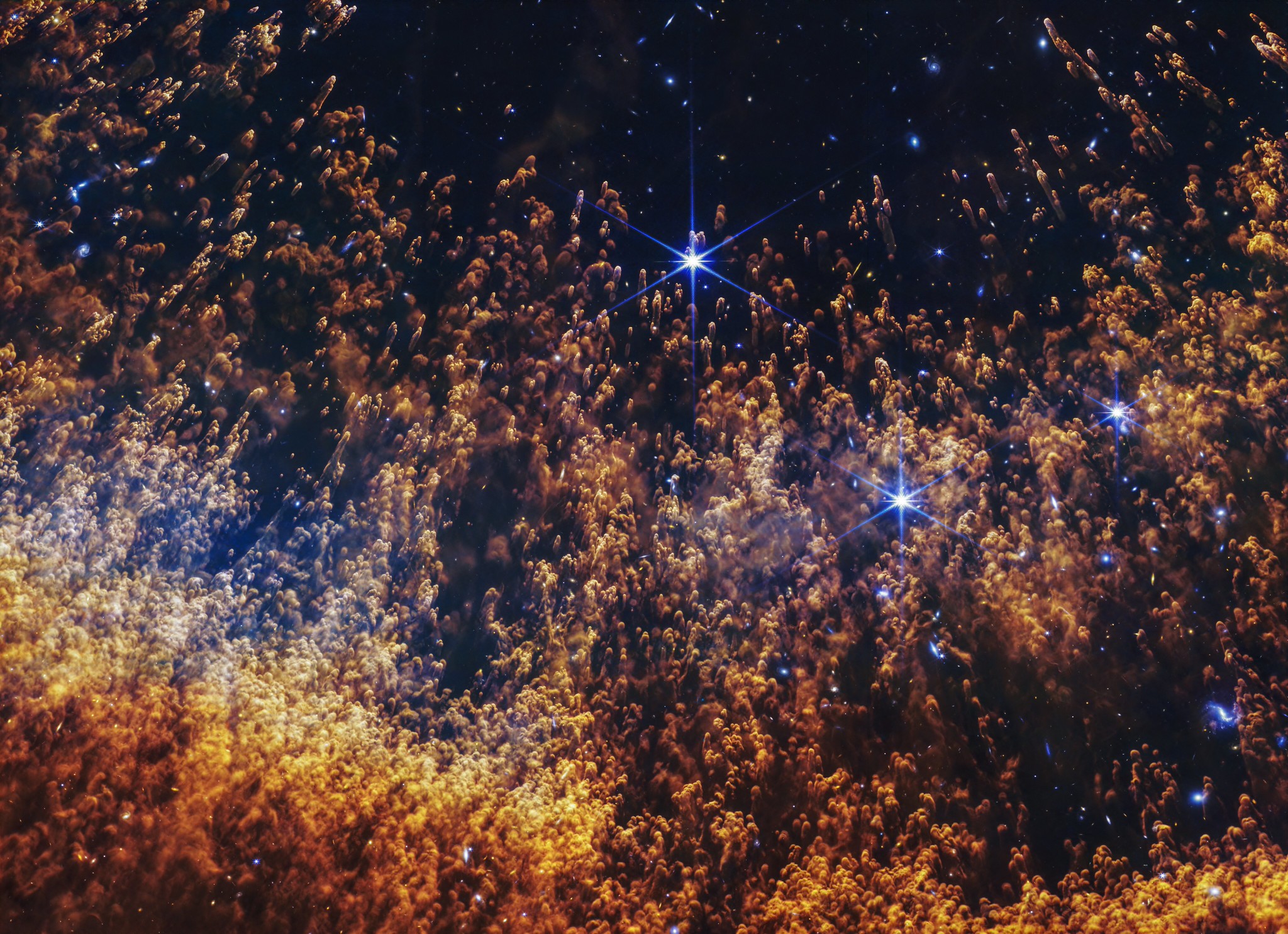 helix nebula, close up