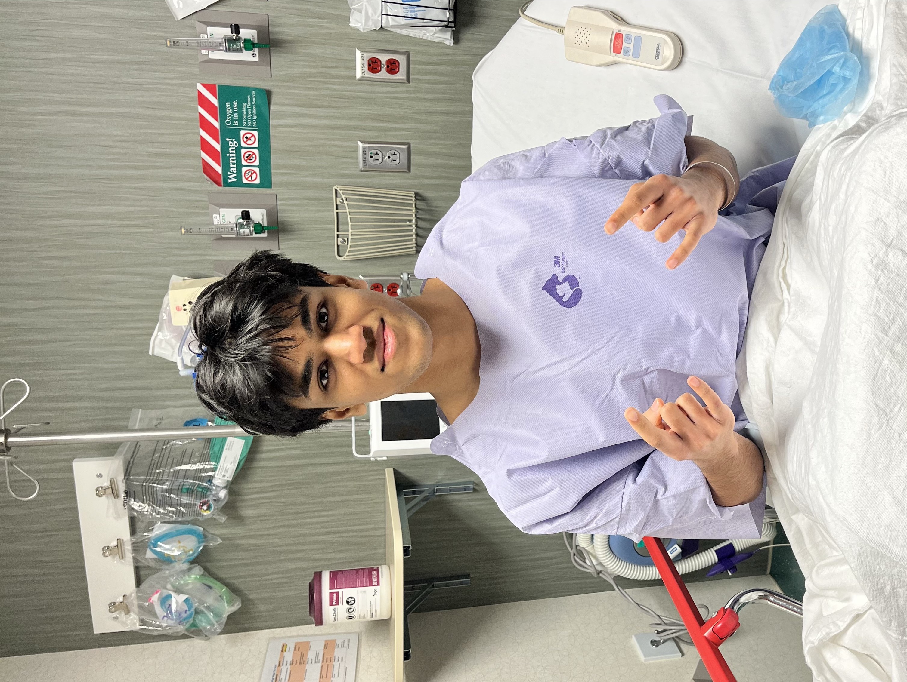 me, right before surgery